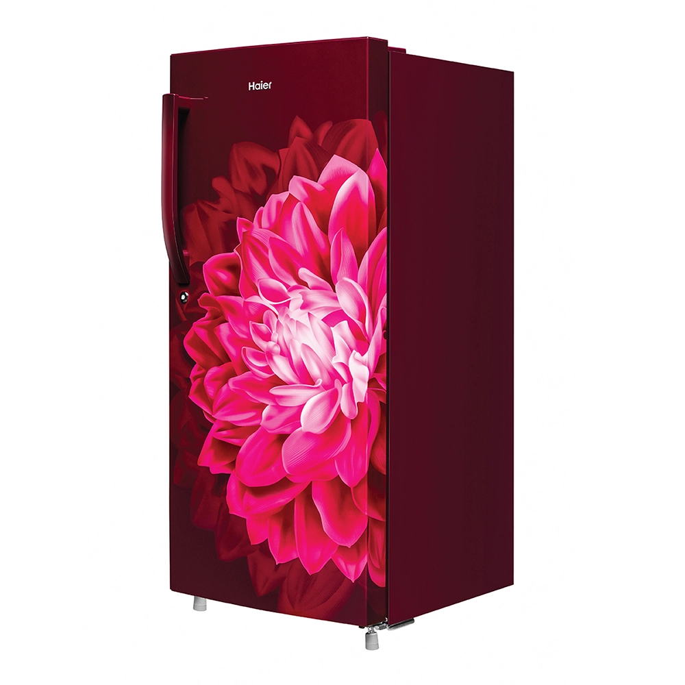 Haier 190L 3 Star Direct Cool Single Door Refrigerator with Toughened Glass Shelf - HRD-2103CRD-P